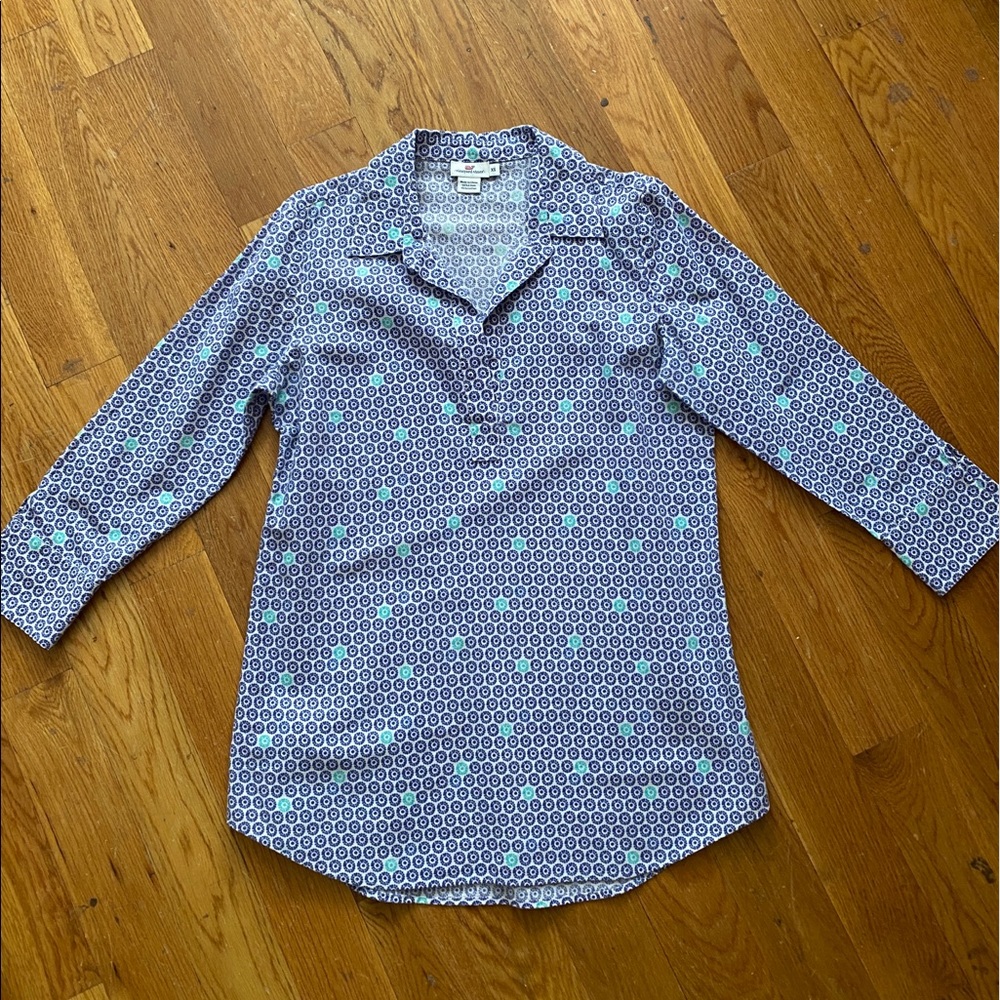 Vineyard Vines linen tunic